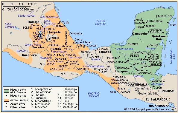 aztec timeline history